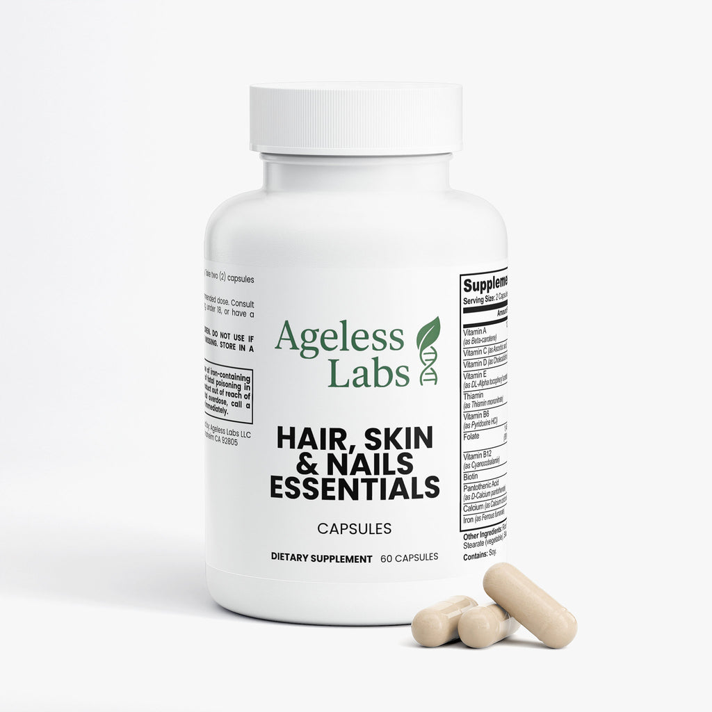 Hair, Skin and Nails Essentials – label and ingredients view
