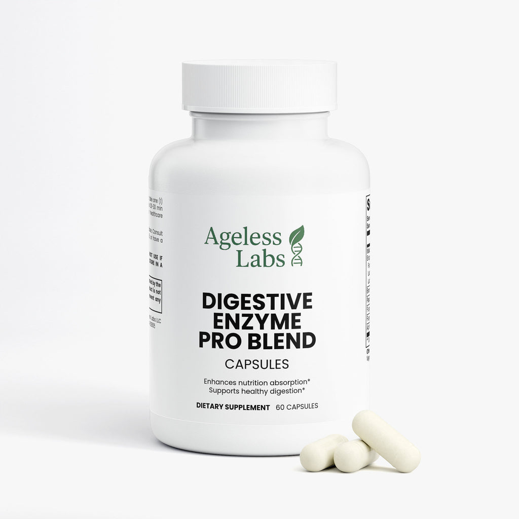 Digestive Enzyme Pro Blend – label and ingredients view