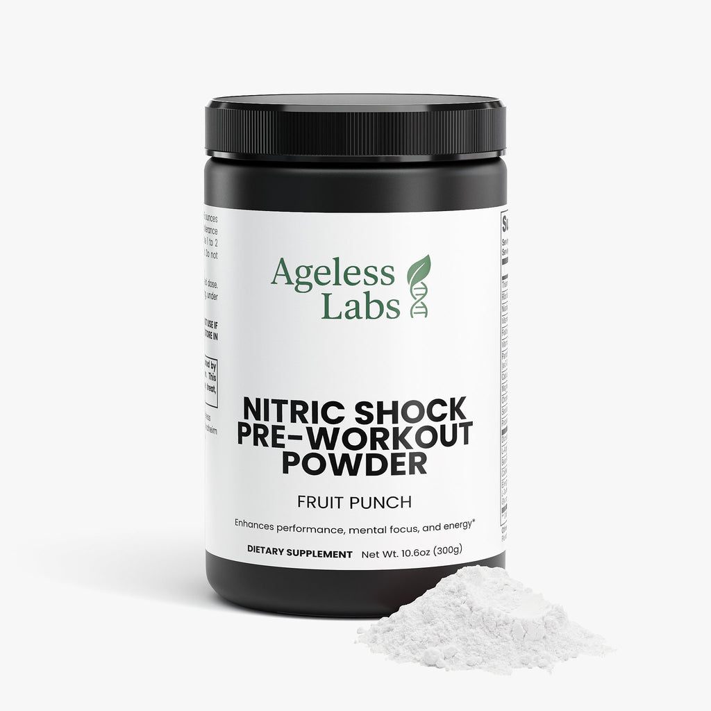 Nitric Shock Pre-Workout – label and ingredients view