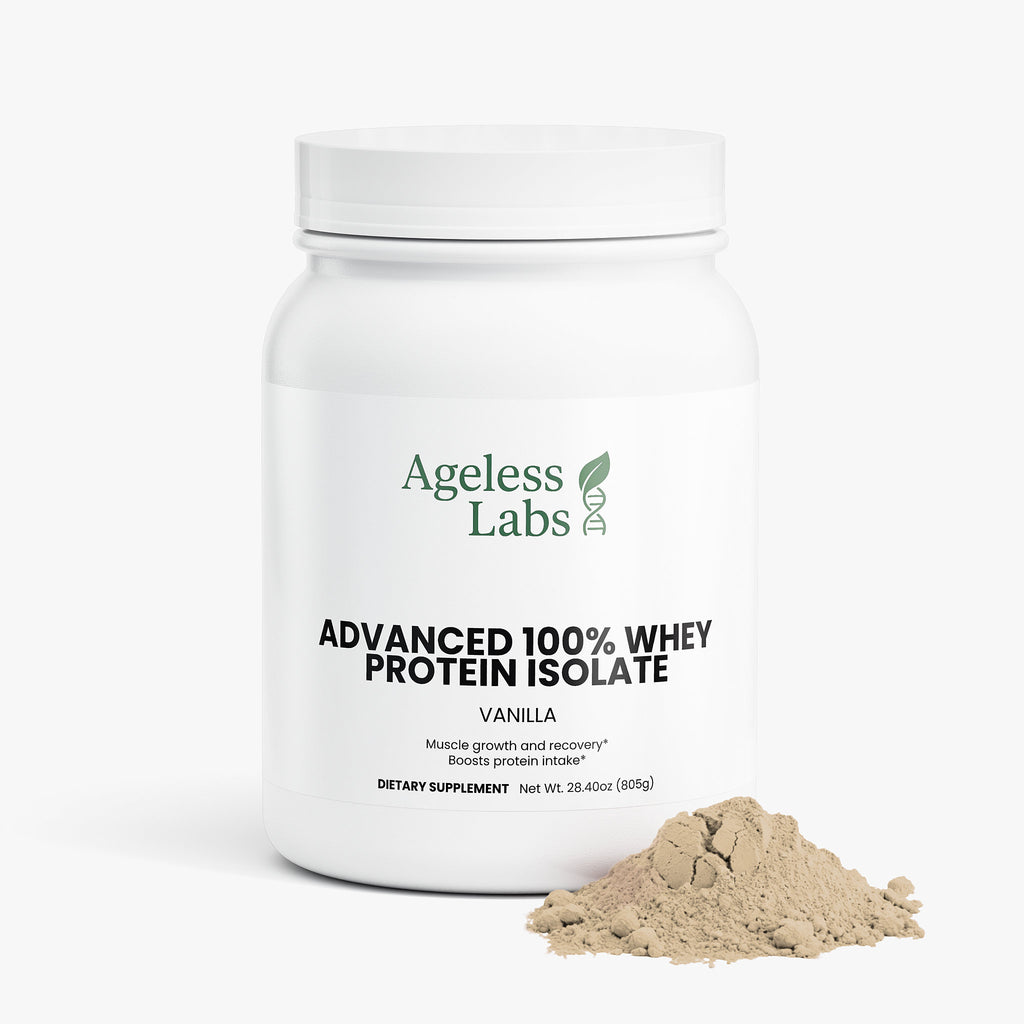 Whey Protein Isolate Vanilla – label and ingredients view