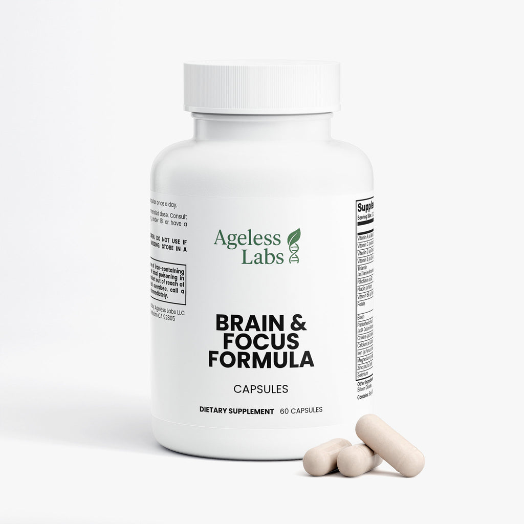 Brain & Focus Formula – label and ingredients view