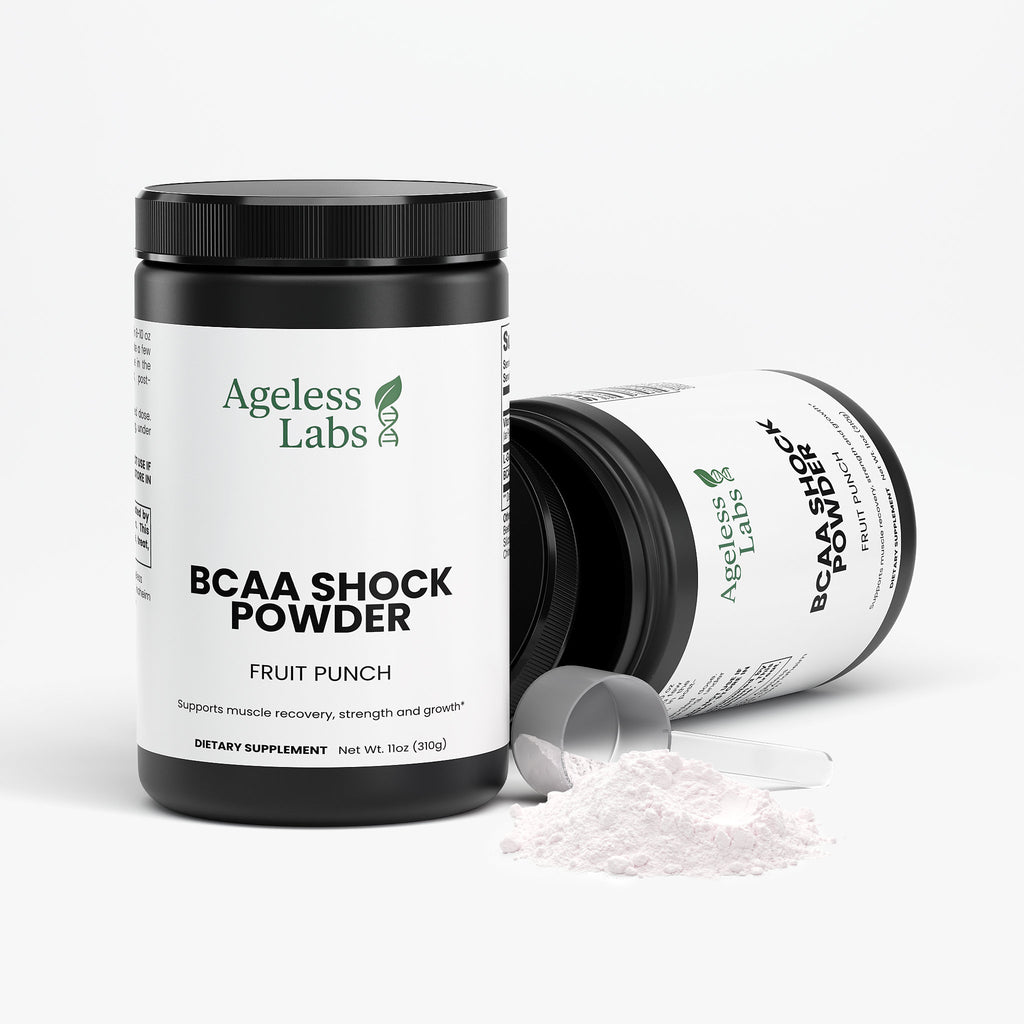 BCAA Shock Powder – supplement facts panel