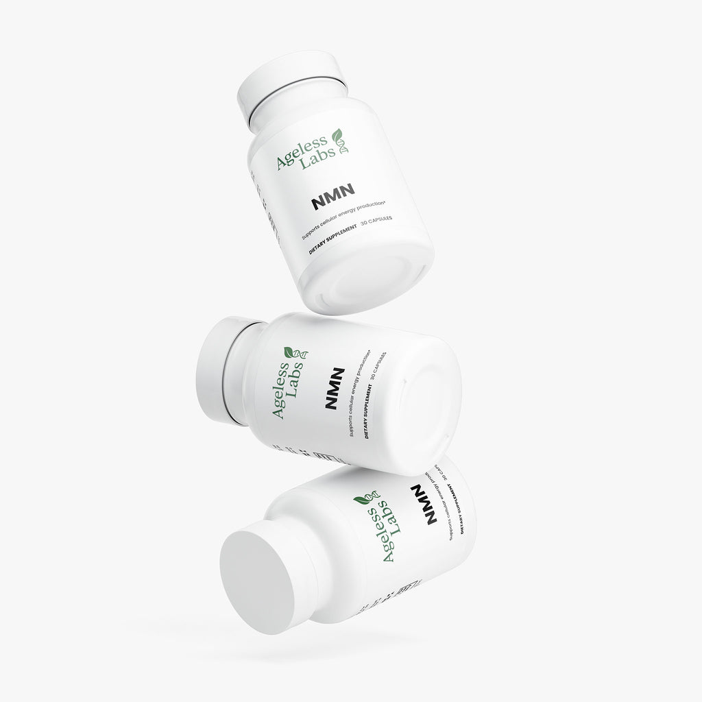 NMN 500mg supplement facts and NAD+ precursor ingredients - Ageless Labs
