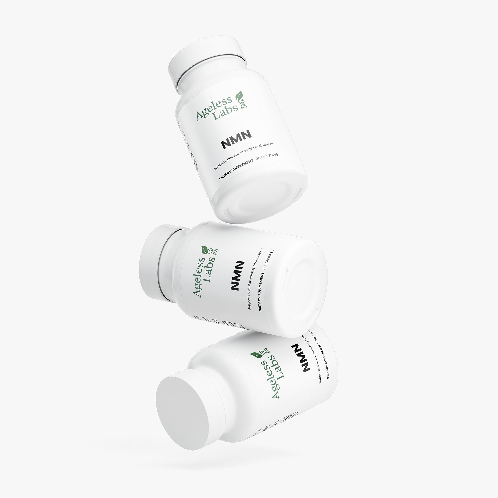 NMN 500mg supplement facts and NAD+ precursor ingredients - Ageless Labs