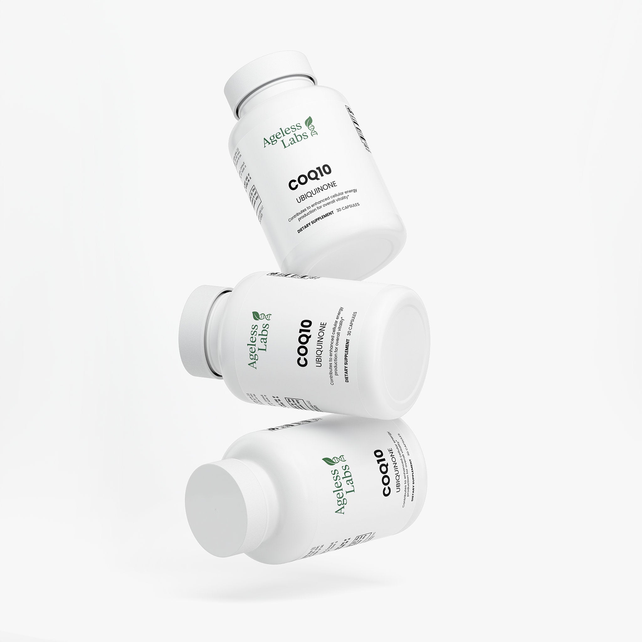 CoQ10 Ubiquinone capsules for cellular energy and anti-aging - Ageless Labs
