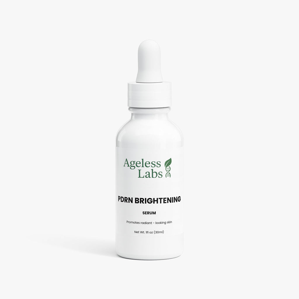 PDRN Brightening Serum bottle – Ageless Labs skin radiance and renewal serum