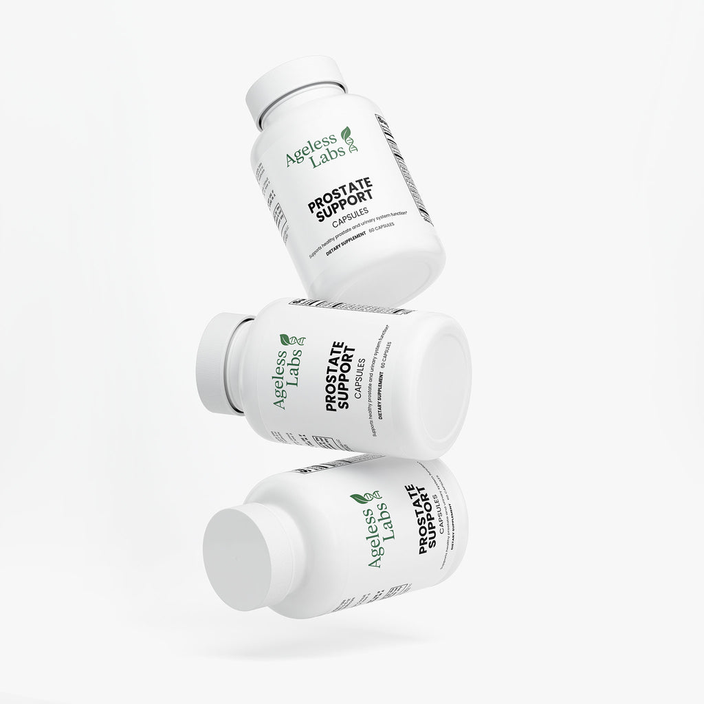 Prostate Support bottle – side label view