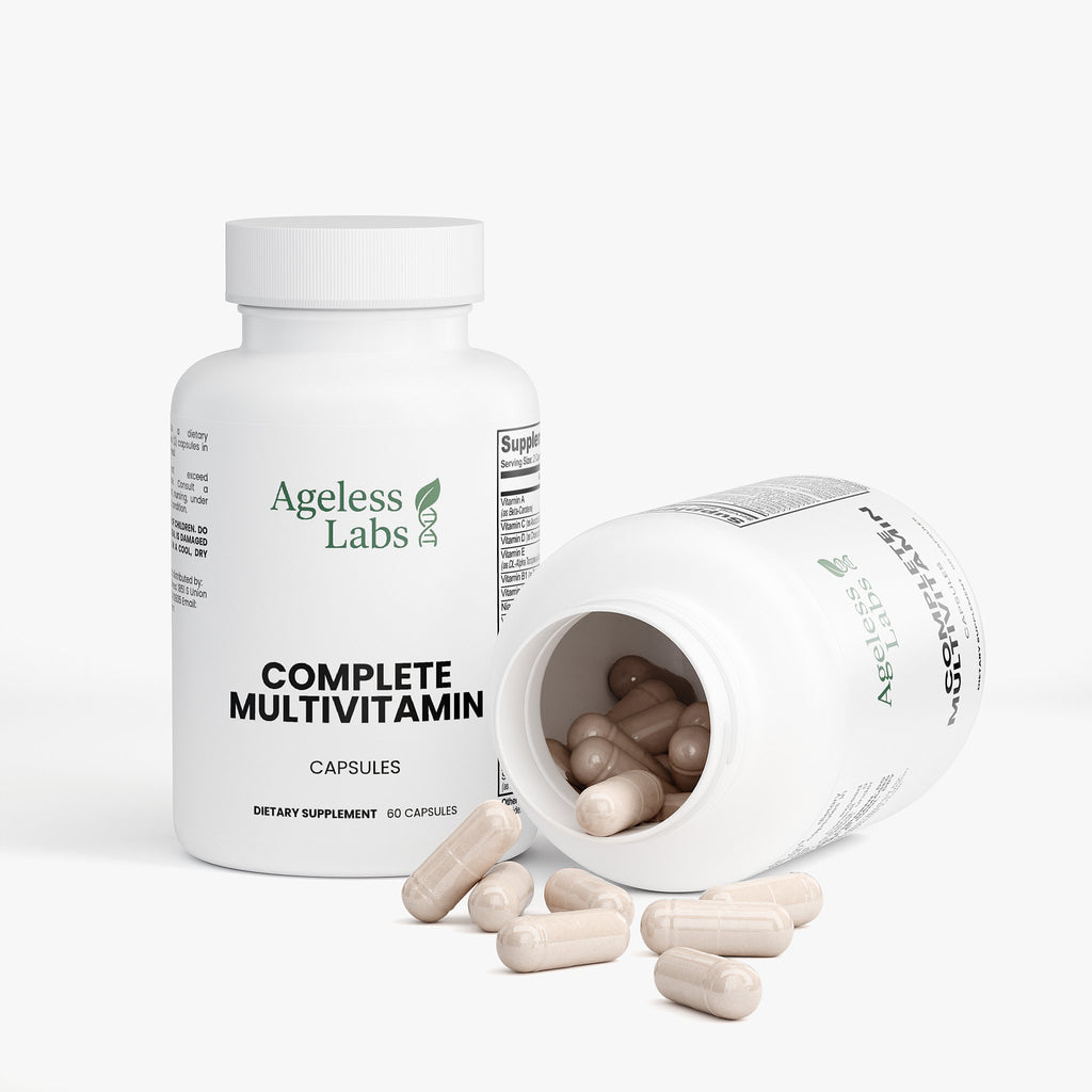 Complete Multivitamin capsules – supplement facts panel
