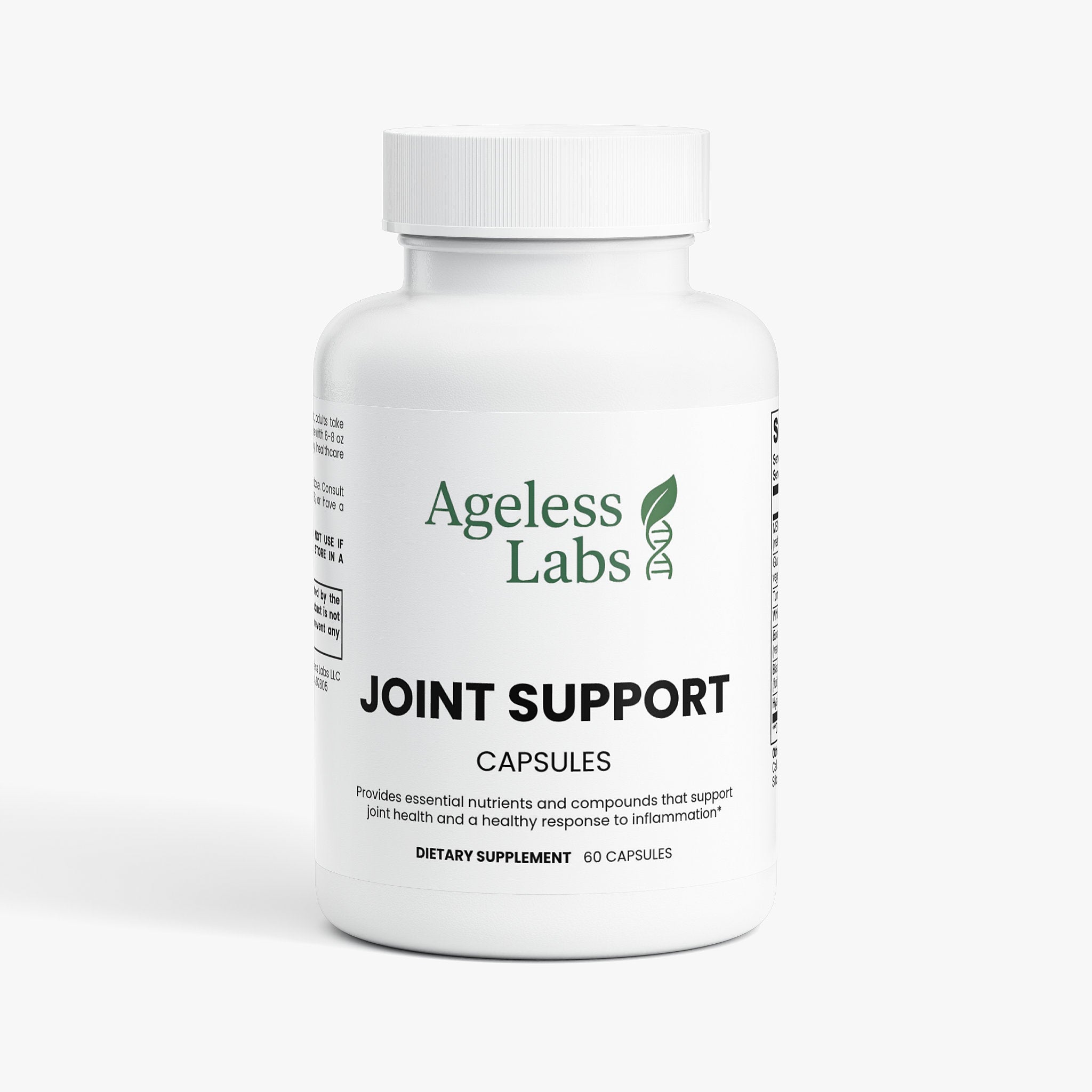 Joint Support supplement bottle – Ageless Labs glucosamine MSM turmeric formula