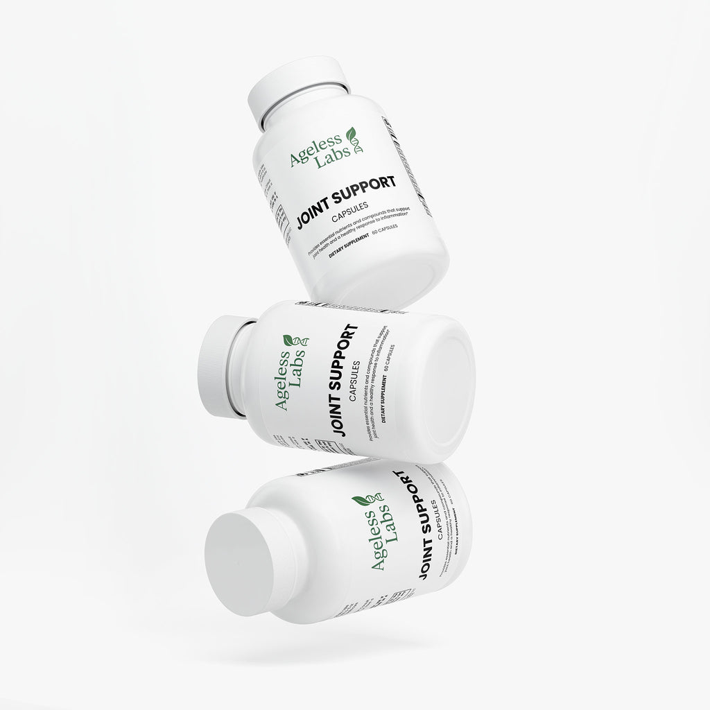 Joint Support bottle – side label view